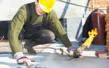 Spexhall flat roof construction